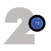 [decorative icon] 2 with smart thermostat