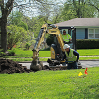 upgraded residential gas meters