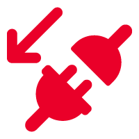 [DECORATION] unplugging power plug icon