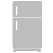 gray icon of refrigerator