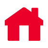 [DECORATIVE] red house with a chimney