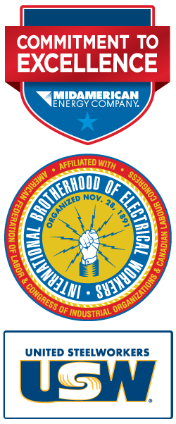 MidAmerican Community to Excellence Badge
