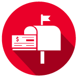 check in mailbox icon
