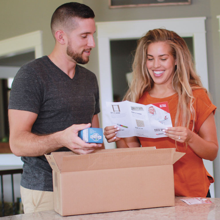 Couple opens energy efficiency kits