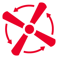 [ICON] ceiling fan with counterclockwise directional indicators