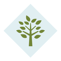 Icon of green tree